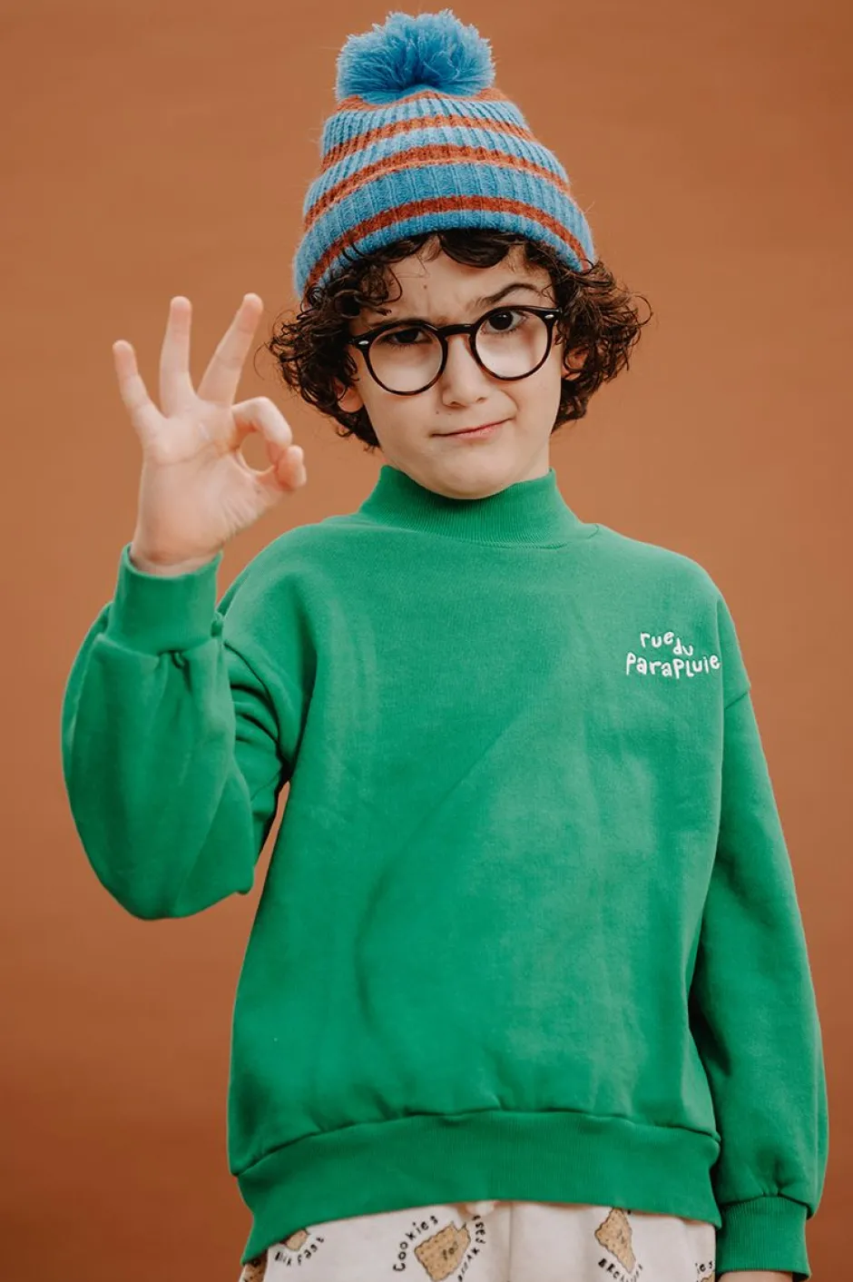 Sproet u0026 Sprout Mutsen, Sjaals & Handschoenen^Beanie | Stripe brown | Sproet & Sprout