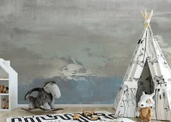 Poespas Home Behang^Behang Abstract | Blauw