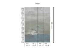 Poespas Home Behang^Behang Abstract | Blauw