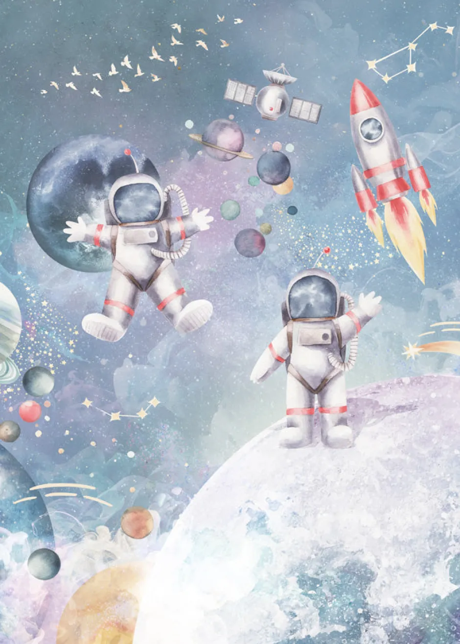 Poespas Home Ruimte | Behang^Behang Astronaut