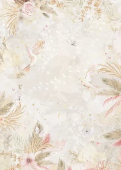 Poespas Home Sprookjes | Dieren^Behang Boho Feathers