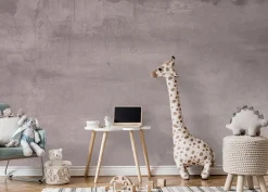 Poespas Home Behang^Behang Concrete wall | Paars