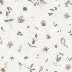 Poespas Home Bloemen | Behang^Behang Dried flowers