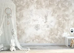 Poespas Home Behang^Behang Light feathers