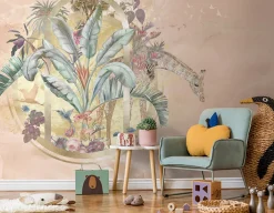 Poespas Home Dieren | Behang^Behang Lola | Roze