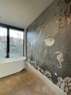 Poespas Home Dieren | Onderzee^Behang Onderzee | Blauw