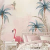 Poespas Home Dieren | Behang^Behang Pink Flamingo