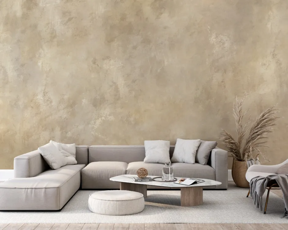 Poespas Home Behang^Behang Stuc concrete