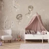 Poespas Home Sprookjes | Onderzee^Behang Swimming Mermaids | Beige