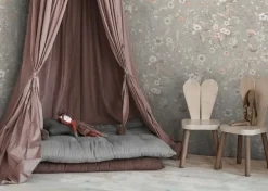 Poespas Home Bloemen | Behang^Behang Vintage flowers | Mint