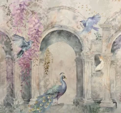 Poespas Home Dieren | Behang^Behang Vintage Garden Arch