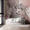 Poespas Home Sport | Behang^Behang voetbal | Vrouwen | Roze