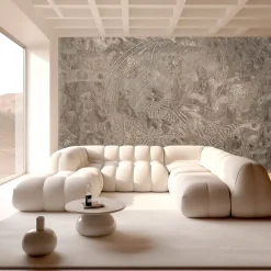 Poespas Home Behang^Behang  Wanderlust | Lichtbruin