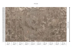 Poespas Home Behang^Behang Wanderlust | Lichtbruin