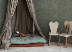 Poespas Home Behang^Behang Wild leopard | Groen