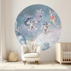 Poespas Home Behangcirkels^Behangcirkel Astronaut
