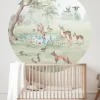 Poespas Home Behangcirkels^Behangcirkel Bosdieren | 鈱€ 145 cm