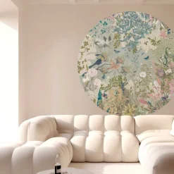 Poespas Home Behangcirkels^Behangcirkel Botanical Blossom | ø 145 cm