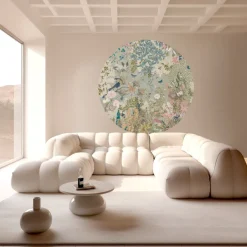 Poespas Home Behangcirkels^Behangcirkel Botanical Blossom | ø 145 cm