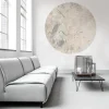 Poespas Home Behangcirkels^Behangcirkel Marble sky | Beige