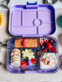 Poespas Lunchboxen & Brooduitstekers^Bentobox original | 6 vakken | Yumbox