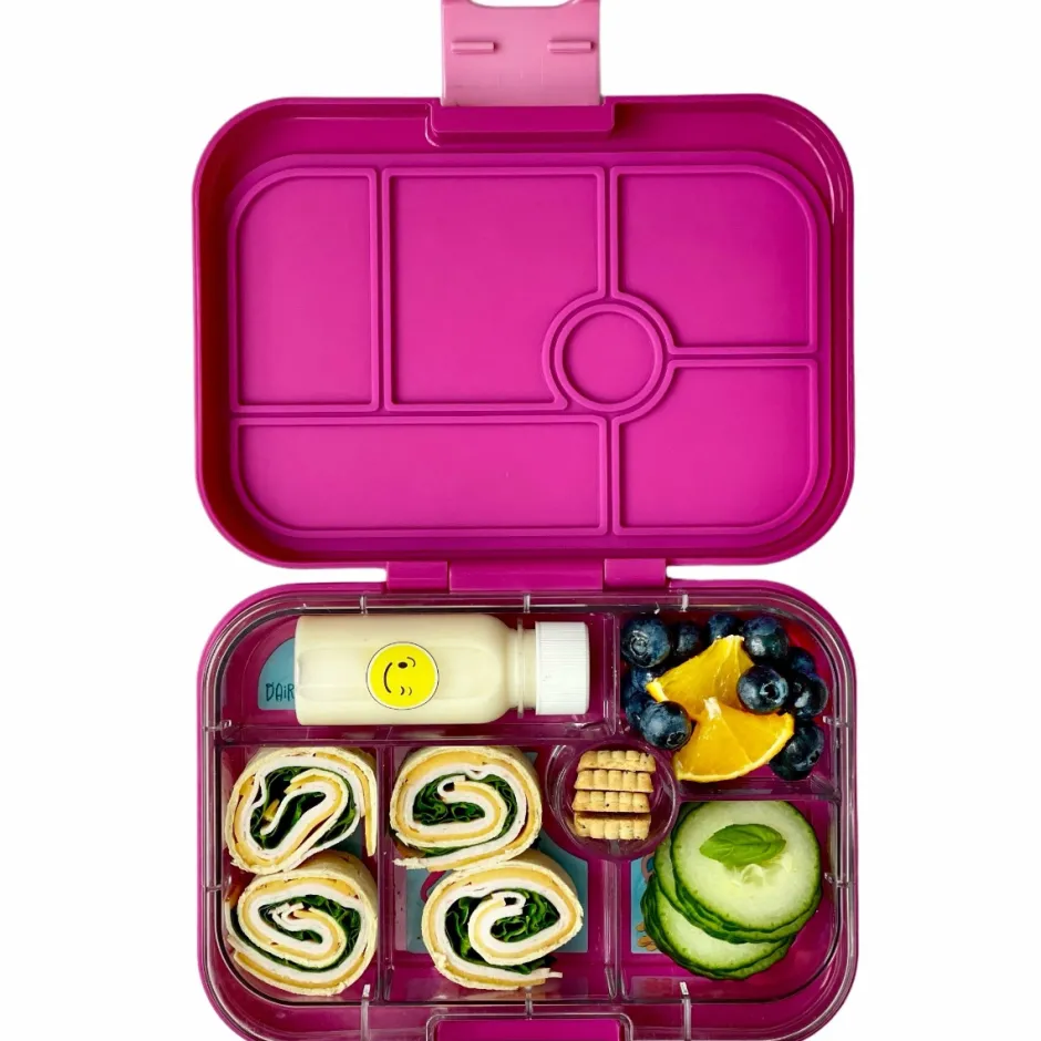 Yumbox Lunchboxen & Brooduitstekers^Bentobox original | 6 vakken | Malibu purple/mermaid |
