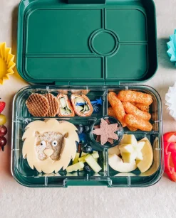 Poespas Lunchboxen & Brooduitstekers^Bentobox XL | 5 vakken | Yumbox
