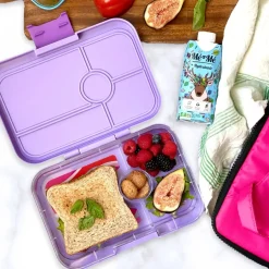 Poespas Lunchboxen & Brooduitstekers^Bentobox XL | 5 vakken | Yumbox