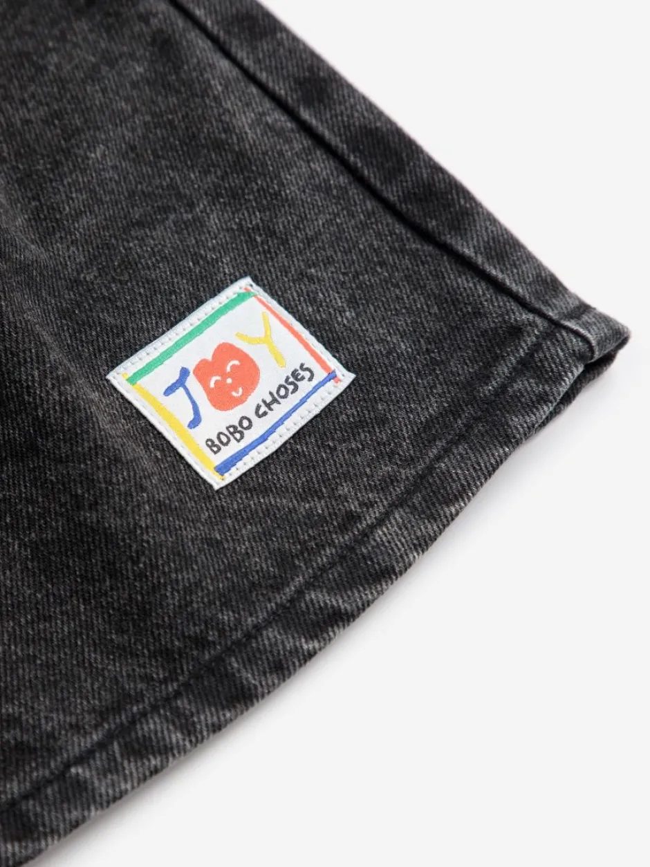 Bobo Choses Shorts | Shorts^Bermuda shorts Smiling | Black denim |