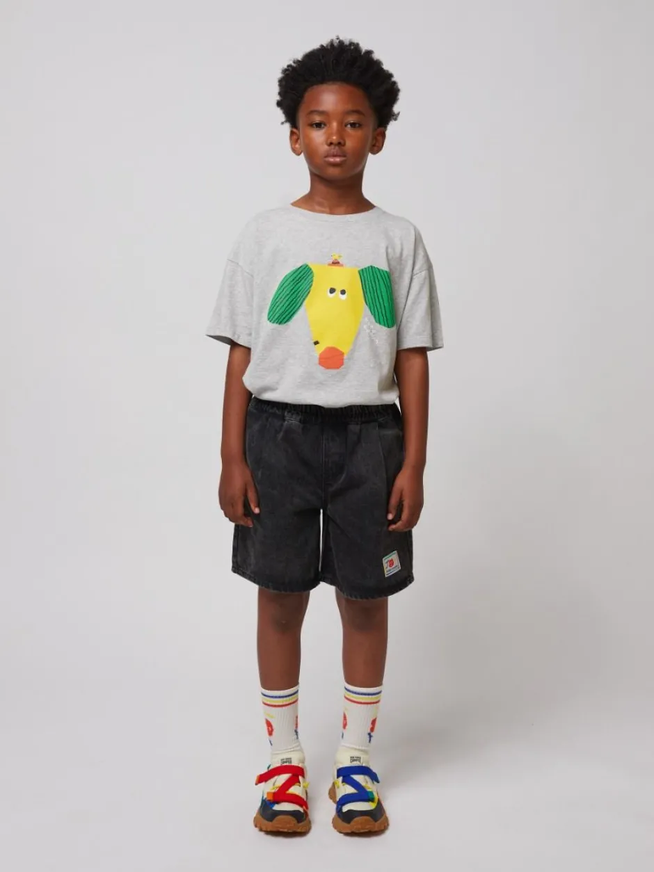 Bobo Choses Shorts | Shorts^Bermuda shorts Smiling | Black denim |