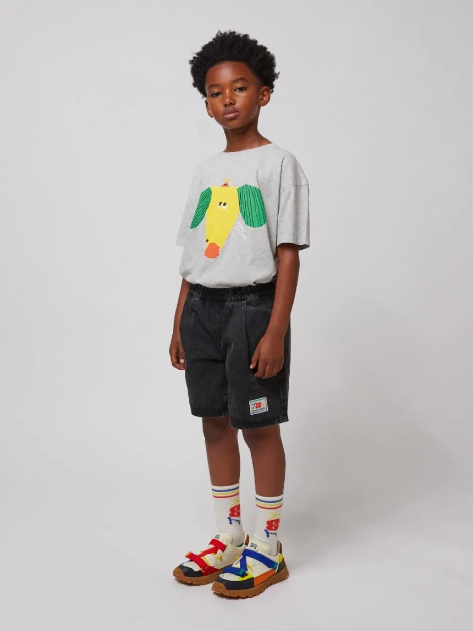 Bobo Choses Shorts | Shorts^Bermuda shorts Smiling | Black denim |