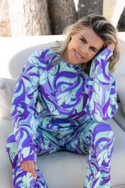 DAMES Stieglitz Co-ords | Broeken^Blaise flared | Mint |