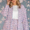 DAMES Studio Amaya x Poespas Co-ords | Jacks & Jassen^Blazer Clueless | Pink sparkling check |