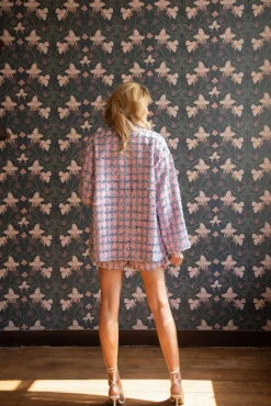 DAMES Studio Amaya x Poespas Co-ords | Jacks & Jassen^Blazer Clueless | Pink sparkling check |