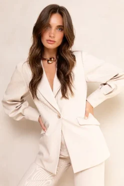 DAMES Freebird Blazers & Gilets^Blazer Lavina puff | Beige |