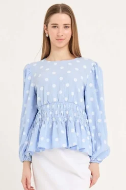 DAMES A-view Blouses^Blouse Elinor | Blue/white |
