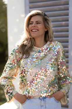 DAMES Studio Amaya Co-ords | Blouses^Blouse Sparkle | Multi print |