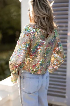 DAMES Studio Amaya Co-ords | Blouses^Blouse Sparkle | Multi print |