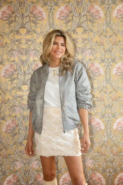 DAMES Studio Amaya x Poespas Co-ords | Jacks & Jassen^Bomberjack Sweet Home Alabama | Silver roses |