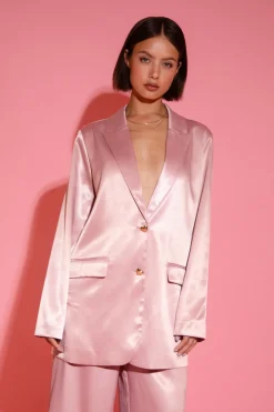 DAMES Studio Amaya x Poespas Co-ords | Broeken^Broek Charlies Angels | Vintage shimmer satin |