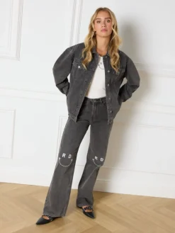 DAMES Refined Department Broeken^Broek Hannah | Grey Denim |