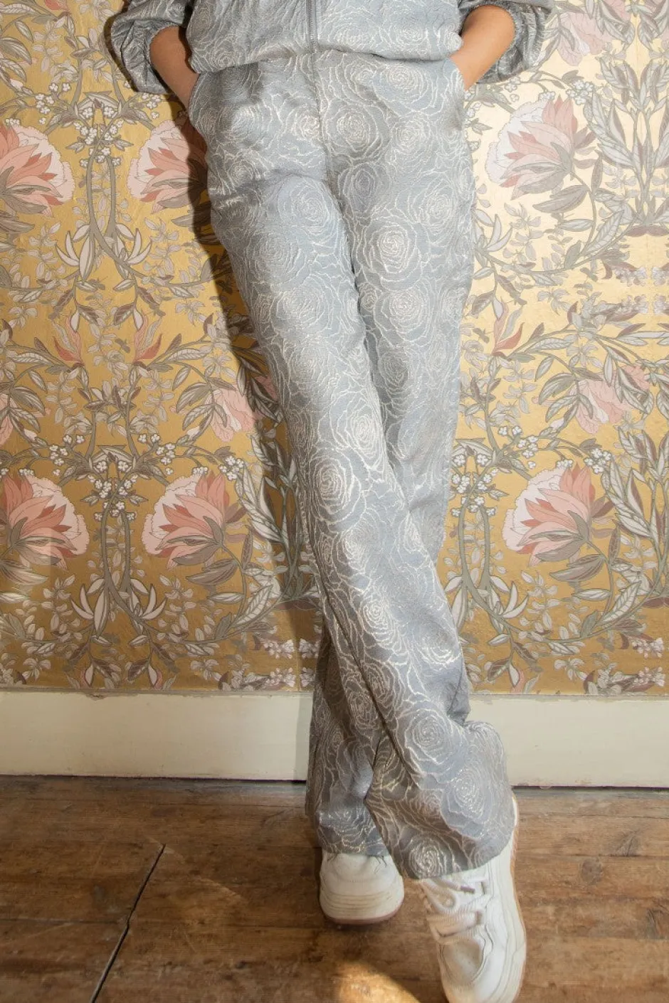 DAMES Studio Amaya x Poespas Co-ords | Broeken^Broek Save The Last Dance | Silver roses |