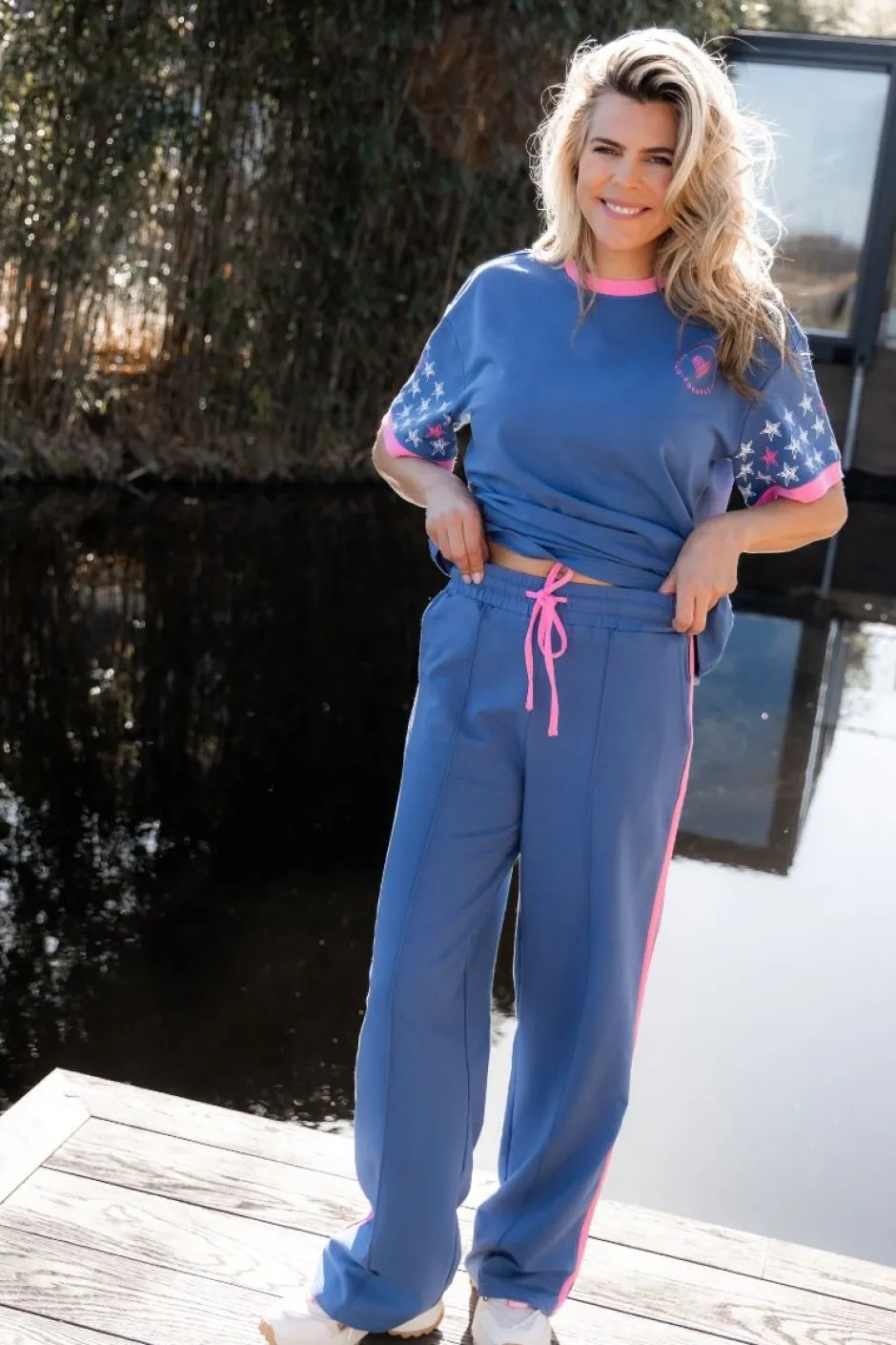 DAMES Studio Poespas Co-ords | Broeken^Broek Urban Stars | Multicolor |