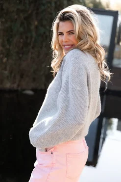 DAMES Studio Poespas Basics | Vesten^Cardigan Demure | Grey |