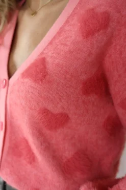 DAMES Studio Poespas Vesten | Vesten & Truien^Cardigan Lovefest | Lipstick |