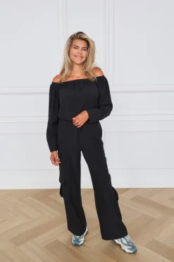 DAMES Refined Department Co-ords | Broeken^Cargo pants Nevada | Black |