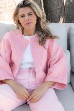 DAMES Bô-Dôme Jacks & Jassen^Clea jacket | Pink peach |