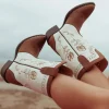 DAMES Bootstock Laarsjes & Boots | Laarzen & Boots^Cowboylaarzen Haily | Kids | Brown/white |