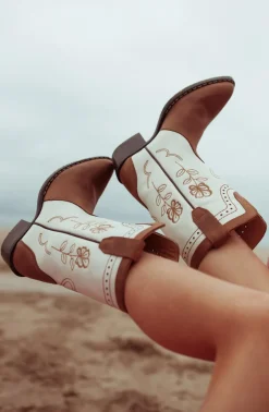 DAMES Bootstock Laarsjes & Boots | Laarzen & Boots^Cowboylaarzen Haily | Kids | Brown/white |