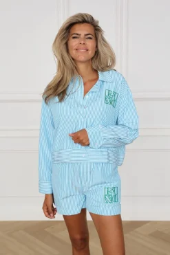 DAMES Refined Department Co-ords | Blouses^Cropped jacket Rosemary | Turquoise |